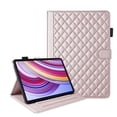 thumbnail image 3 of for Xiaomi Redmi Pad Pro/Xiaomi Poco Pad 12.1 inch Case, Rhombus Pattern Multiple Viewing Angles Stand Slim Folio Cover (Rose Gold), 3 of 6
