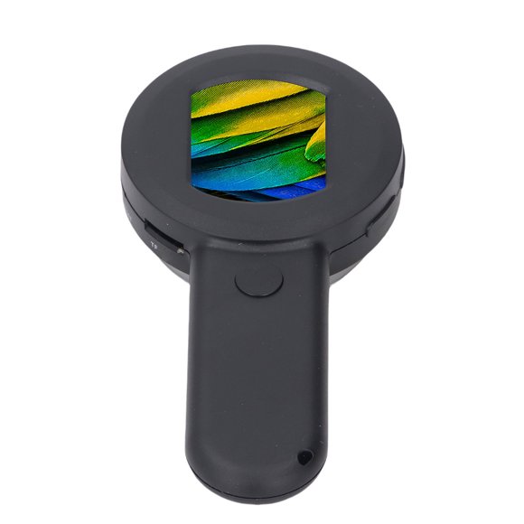 Handheld Microscope with 2.0 Inch Color Screen, 50X 16MP Digital Magnifying Glass Built in 8LED Lights, Manual Focus Portable Microscope for Repair Reading Jewelry Inspecting