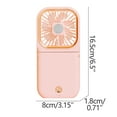 thumbnail image 3 of ESULOMP Machine Multi-purpose Folding Mini USB Charging Small Fan Third Gear Fan Student Portable Hanging Fan Folding Desktop Fan, 3 of 4