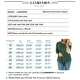 thumbnail image 2 of LANREMON Plus Size Fall Winter Tops for Women Casual Long Sleeve Round Neck Tunic Oversized Workout TShirts Shirts Blouse Green 16 Plus, 2 of 6