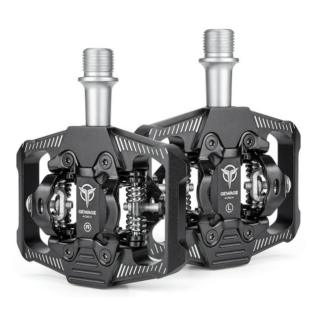 GEWAGE Doublesided Clip Pedals MTB Pedals Cycling Pedals with Cleats