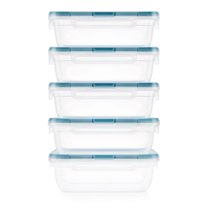 Snapware Snap Lid Rectangular Plastic Food Storage Containers, 10-Piece ...