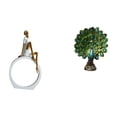 thumbnail image 1 of Figura elegante de para mujer, estatua de animal, centro de mesa, dormitorio, regalo para lectores, estantería, estilo rústico, escultura ab, 1 of 8