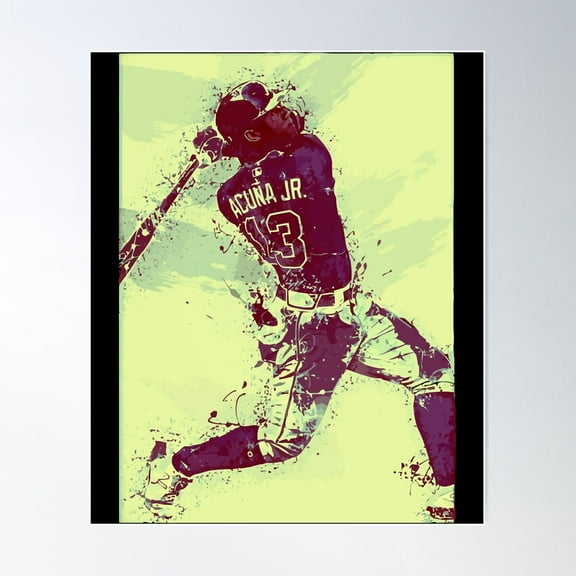 Ronald Jr. 1 Fan Poster Wall Art, Modern Wall Decor, 8x12 UNFRAMED