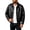 Black #16, variant on Mens Leather Jacket Vintage Full Zip Collared Long Sleeve Bomber Jackets Fall Casual Motorcycle Jacket ,S