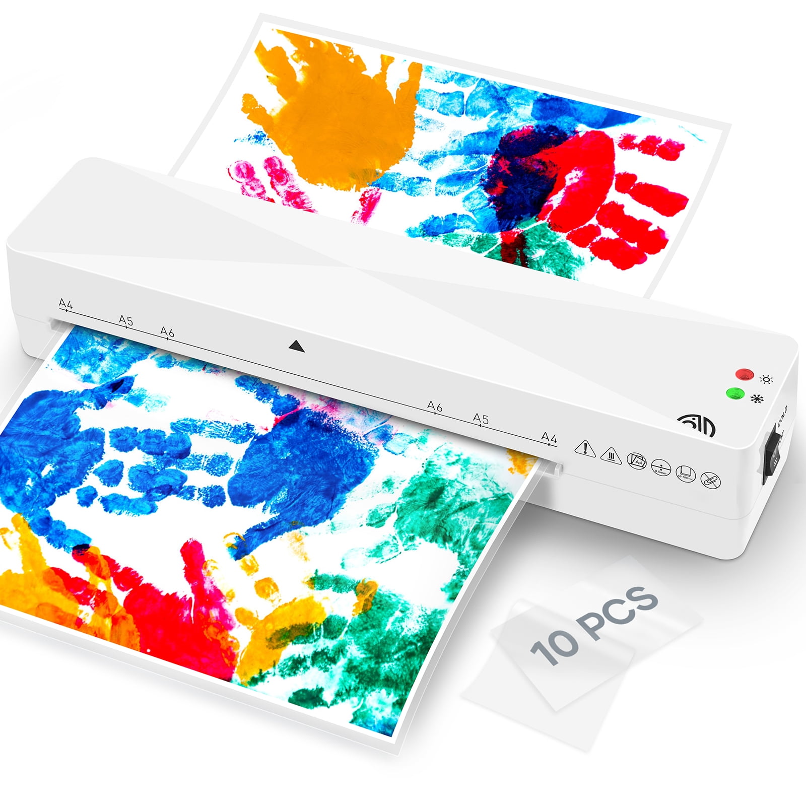 Hot & Cold Laminator Machine, 9 Inch Thermal Laminator, Jam Prevention