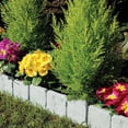 thumbnail image 5 of Pedty Card Slot Clearance！Flower Fence Home Outdoor Yard Border Stone Bed Edging Garden Plastic Patio & Garden Grey, 5 of 8