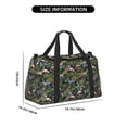 thumbnail image 3 of Easygdp Flamingos And Palm Leaves Bolsa de Gimnasio, Bolsa de Viaje Duffel, Bolsa de Fin de Semana con Compartimentos, Bolsa de Mano para Noche, 3 of 7