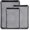 Gray, variant on Baking Sheet Set of 3, Cookie Sheets For Baking with Square Texture Pattern, Thicker Carbon Steel Non-stick Baking Pan Half/Quarter/Jelly Roll Pans Tray for Oven-Grey