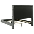 thumbnail image 5 of Lucia 61-inch Upholstered Queen Wingback Bed Grey, 5 of 8
