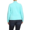 thumbnail image 4 of Women's Plus Size Long Sleeve Open Front Blazer for Office and Casual Wear, 4 of 6