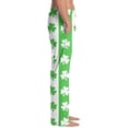 thumbnail image 6 of Men's St Patrick's Day Pants Casual Comfortable Drawstring Lounge Pants with Print Full Length Soft Polyester Spring Summer Wear 2026 Mint Green M, 6 of 6