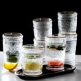 thumbnail image 4 of Multifunctional Water Glass Cup,Vintage Embossed Glasses Drinking Embossed Designs Glasses Drinking Glasses Exceptional Value, 4 of 12