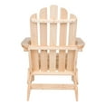 thumbnail image 5 of Shine Company Traditional Cedar Wood Folding Adirondack Chair in Beige, 5 of 5