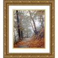 thumbnail image 1 of Adamov, Alexey 26x31 Gold Ornate Wood Framed with Double Matting Museum Art Print Titled - The Fog in Wood I, 1 of 4