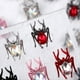 thumbnail image 3 of Producto Terminado Adornos de Araña Decoración de Manicura con Tachuelas de Aleación Retro Metálico Negro y Rojo, 3 of 6