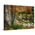 thumbnail image 1 of Swift River with Aspen and Maple Trees in the White Mountains, New Hampshire, USA, Scenic Seasons Stretched Canvas Wall Art by Darrell Gulin Sold by ArtCom, 1 of 5