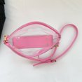 thumbnail image 4 of Bolso bandolera para mujer Evento deportivo PVC transparente Bolsos de hombro transparentes (rosa), 4 of 9