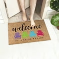 thumbnail image 2 of kedshhgu Summer Holiday Door Mat,Home Sweet Home Leaves Indoor Outdoor Non-Slip Doormat,Entryway Front Porch Summer Welcome Mat Grey for Entrance Decor, 2 of 9