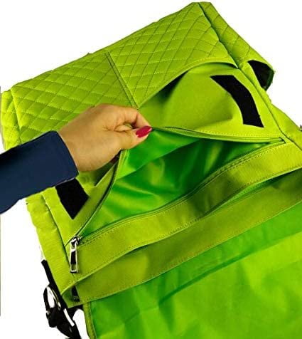 PERSONALIZED Large Diaper Bag Messenger Bag Baby Shoulder Bag Monogram Green