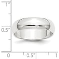 thumbnail image 2 of Solid Platinum 6.2mm Half Round Featherweight Wedding Band Size 6.5 - Ring Size 6.5, 2 of 5