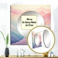 thumbnail image 3 of Designart "Views of the Majestic Mountains II" Mountains Square Mirror Wall Decor Traditional - Large Multicolor Square Bathroom Mirror - Square Printed Wall Mirror Art, 3 of 5
