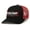 Black/Red, variant on Mens Trump Hat Trump America Is Back Patriotic Embroidered Trucker Hat, Heather Grey/American Flag