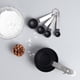 thumbnail image 2 of Wartleves Juego de 4 tazas y cucharas medidoras de acero inoxidable para hornear, utensilios de cocina, 2 of 7