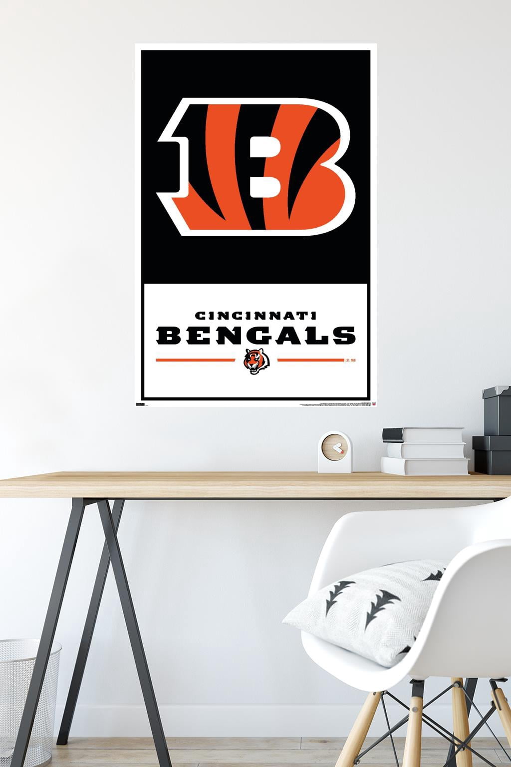 NFL Cincinnati Bengals - Logo 21 Wall Poster, 22.375" x 34"