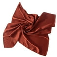 thumbnail image 1 of tredstone Women Solid Satin Square Scarf Winter Pure Color Head Neck Shawl Ladies Gift Kerchief, 1 of 8