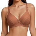 thumbnail image 3 of Ohufall Sports Bra for Women with Adjustable Strap Bras High Elastic Soft Push Up Fashion Bra, 3 of 8