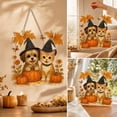 thumbnail image 5 of Kuokaa Fall Diamond Art Hanging Kit, Dog and Cat with Pumpkin Gem Painting Ornament, 5 of 7