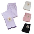 thumbnail image 2 of LYMAYTER 1-9Y Toddler Girls Stretchy Leggings - Soft Comfortable Everyday Pants for Active Play‌, 2 of 8