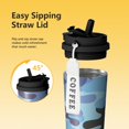 thumbnail image 3 of Camouflage 18oz Double Drinking Coffee Mug – Vacuum Insulated Stainless Steel Travel Cup with Leakproof Lid, 316 Steel Thermos Tumbler for Hot & Cold Beverages, 3 of 6