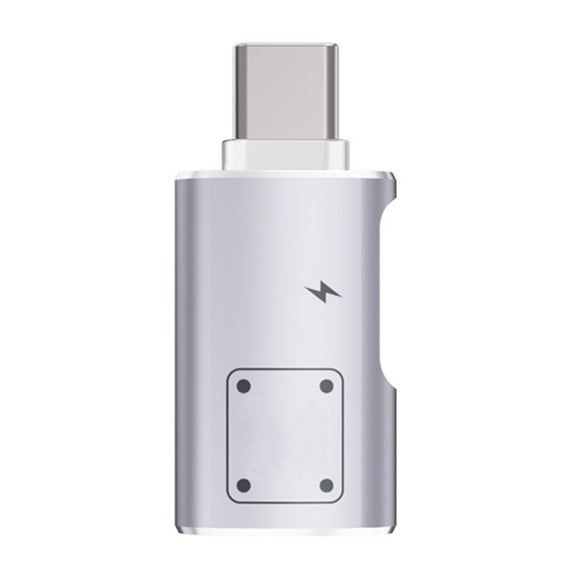USB C & USB to USB A Adapter for Phone 15 14 13 Cellphone Data Tranfer Adapter with 15W Charging Port Aluminum Converter