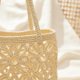 thumbnail image 5 of predolo Bolso Paja Floral Estilo Bohemio Bolso de Playa Tejido Ligero Tote Veraniego Tejido para Mujeres, Estación Cálida, Vacaciones, Compras, 5 of 9