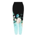 thumbnail image 4 of Women's Casual Pants Women'S Bottom Sweatpants Joggers Pants Workout High Waisted Yoga Pants With Pockets,Blue Women's Casual Pants M, 4 of 5