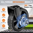 thumbnail image 3 of Carrito Utilitario Plegable AMNOW 146x45x96 cm Capacidad 72 kg, 3 of 8