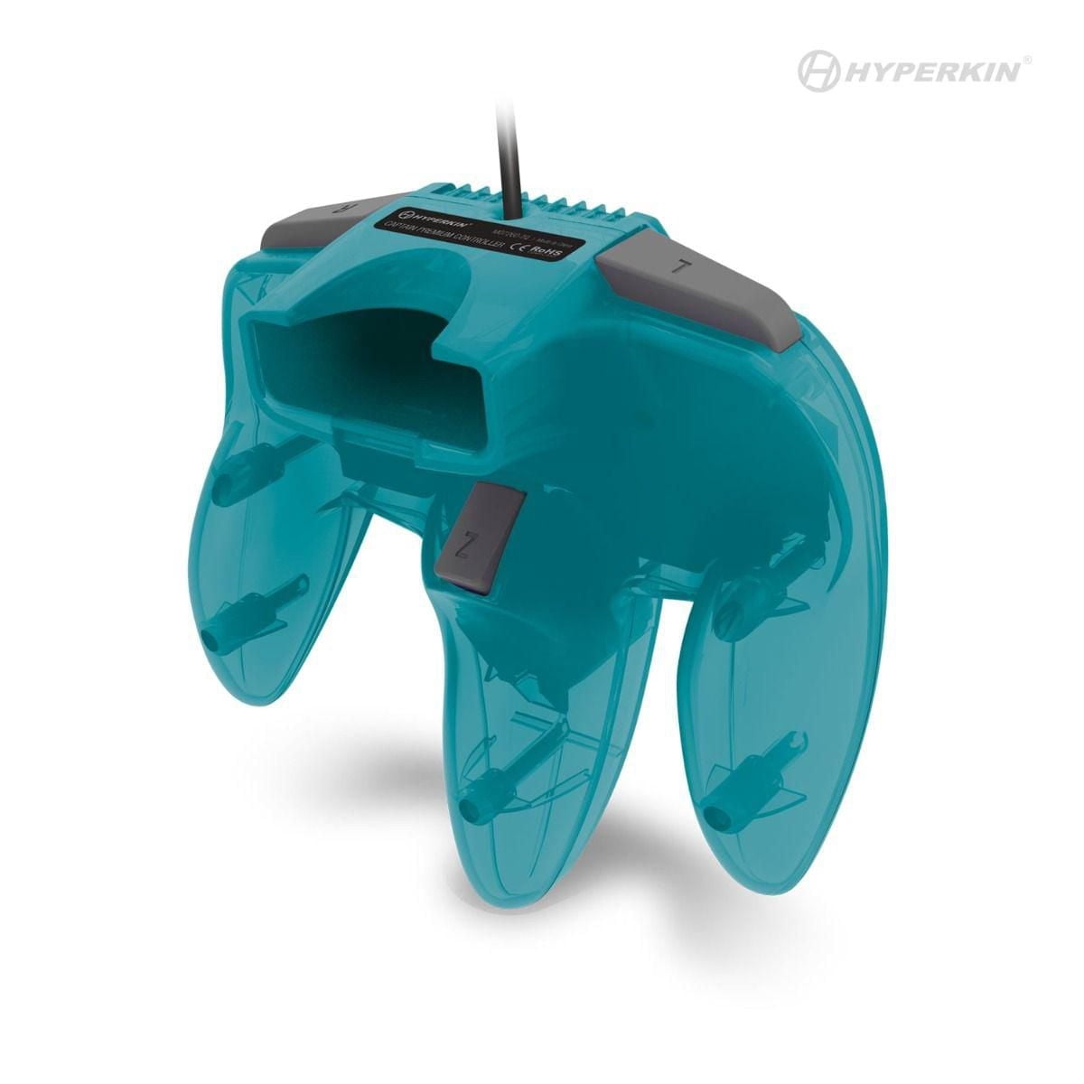 Manette Hyperkin Captain Premium pour N64® (Turquoise)