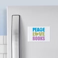 thumbnail image 3 of CafePress - Peace Love Books - Rectangle Magnet, 2"x3" Refrigerator Magnet, 3 of 3