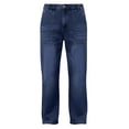 thumbnail image 4 of Zormilly Jeans for Men Elastic High Waisted Stretch Wide Leg Jeans with Pockets Fashion Casual Relaxed Fit Jeans, S-2XL, 4 of 7