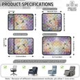 thumbnail image 7 of TSOVTHRID Hummingbird Butterfly Daisy Watercolor Print Recliner Slipcovers, Removable Non-Slip Lazyboy Couch Chair Cover Armrest Pad with Storage Pockets, Furniture Protector for Living Room(4 Pcs), 7 of 7