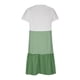 thumbnail image 5 of ICHUANYI Clearance Fashion Women Casual Loose Stripe Patchwork Round Neck Short Sleeves Dress(Green, S) ICHUANYI WER2023081112682, 5 of 6