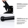 thumbnail image 2 of EIGTHTAIL Fence Gate Latch Carbon Steel Gate Handle Latch For Wooden Fence Outdoor, 2 of 6