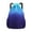 Blue, variant on Sports Backpack Gradient Color Drawstring Design Large Capacity Travel Bag For Gym Yoga Fitness Outdoor Activities