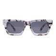 thumbnail image 2 of Womens Classy Mod Horn Rim Plastic Fashion Chic Sunglasses Marble - Black, 2 of 4