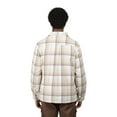 thumbnail image 4 of Brooklyn Cloth Men's Heavy Flannel Shacket, Stylish, Cozy, Cream, Medium, 4 of 5