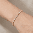 thumbnail image 5 of Pompeii 4ct Diamond Tennis Bracelet 14K Yellow Gold 7" (G/H,I2), 5 of 6