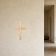thumbnail image 3 of FELTECHELECTR 6Ud Cruz Decorativa Beige Hecha Con Tejido Para De Pascua Y Ambiente Religioso, 3 of 7