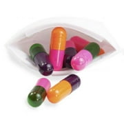 GMS Squeezable Pocket Pill Case - Small, Lightweight Pill Organizer Ideal for Travel - Holds Medicines Securely - Sturdy Design with Easy Fuss-Free Access - Pocket Sized & Discreet